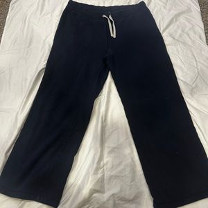 Lands End Navy Sweatpants